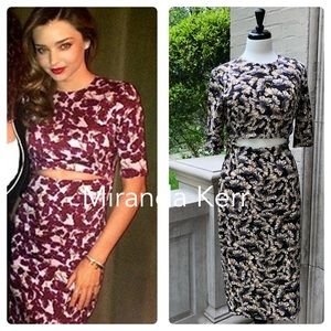 ⭐️🆕[Suno] Silk Cut out Jersey Knit Dress Floral